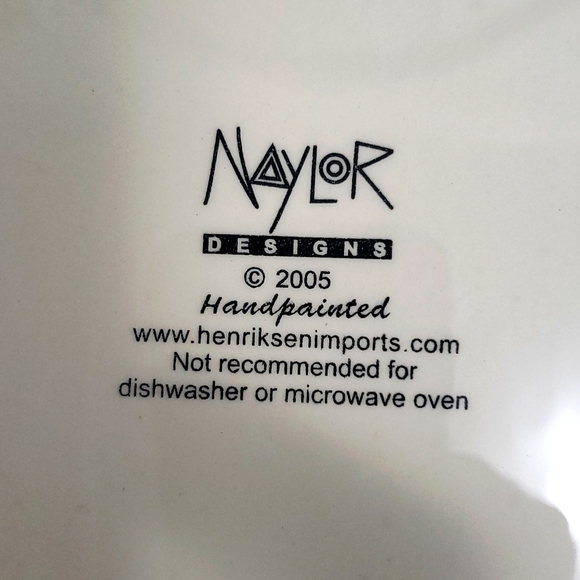 2005 Naylor Designs Ceramic Cat Design Decorative Wall Plate - Picture 4 of 4